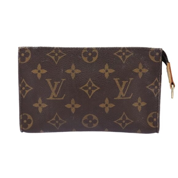 LOUIS VUITTON Monogram Bucket PM Accessory Pouch LV Auth th5367 - Picture 1 of 16